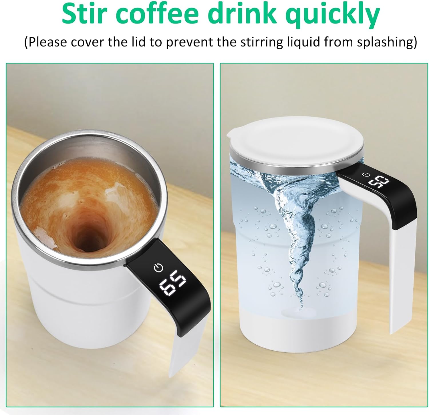 Electric Coffee Self  Mixing Mug