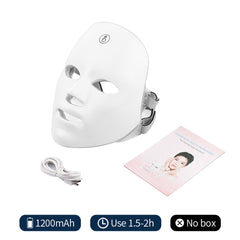 7 Colors Photon Face and Neck Beauty Machine LED Skin Care Massager