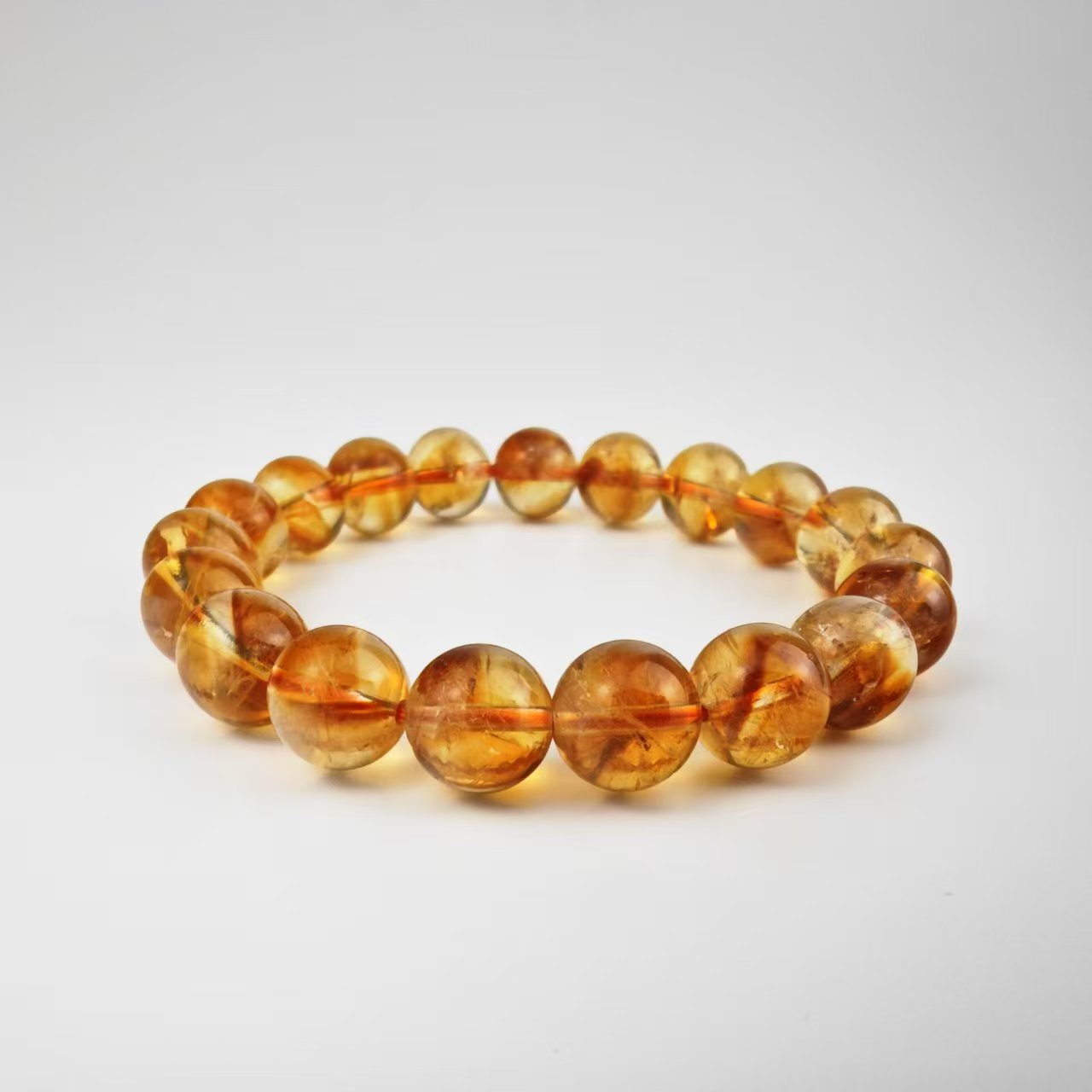 Citrine Crystal Bracelet – Natural Yellow Gemstone for Abundance, Confidence and Positive Energy
