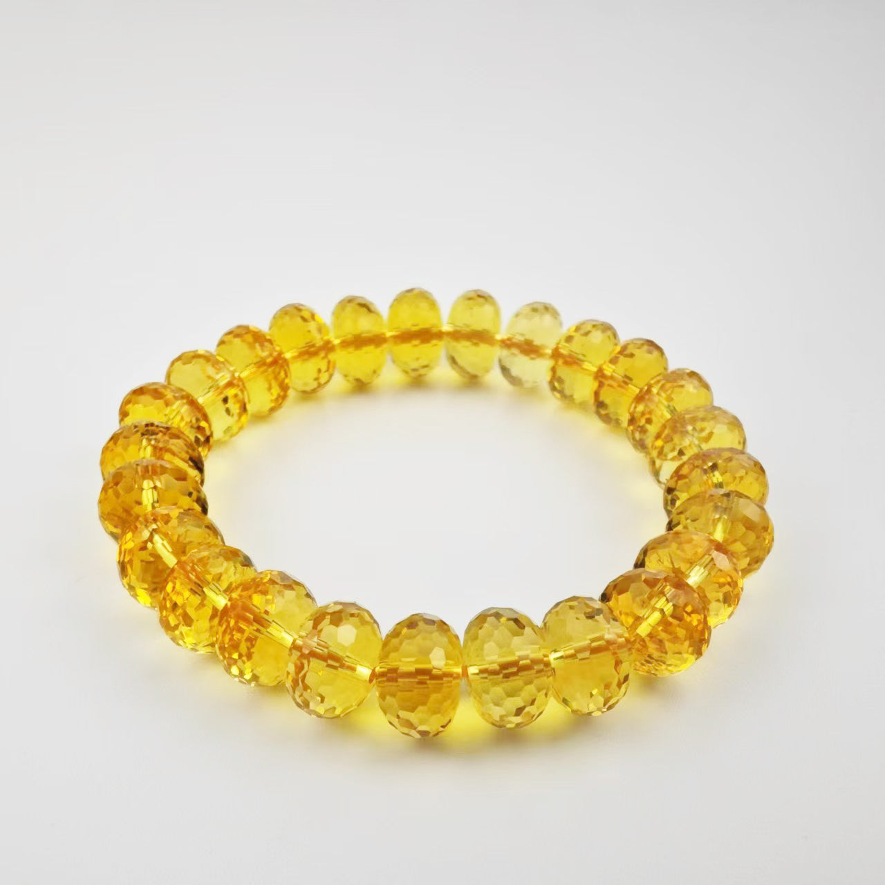 Citrine Crystal Bracelet – Natural Yellow Gemstone for Abundance, Confidence and Positive Energy
