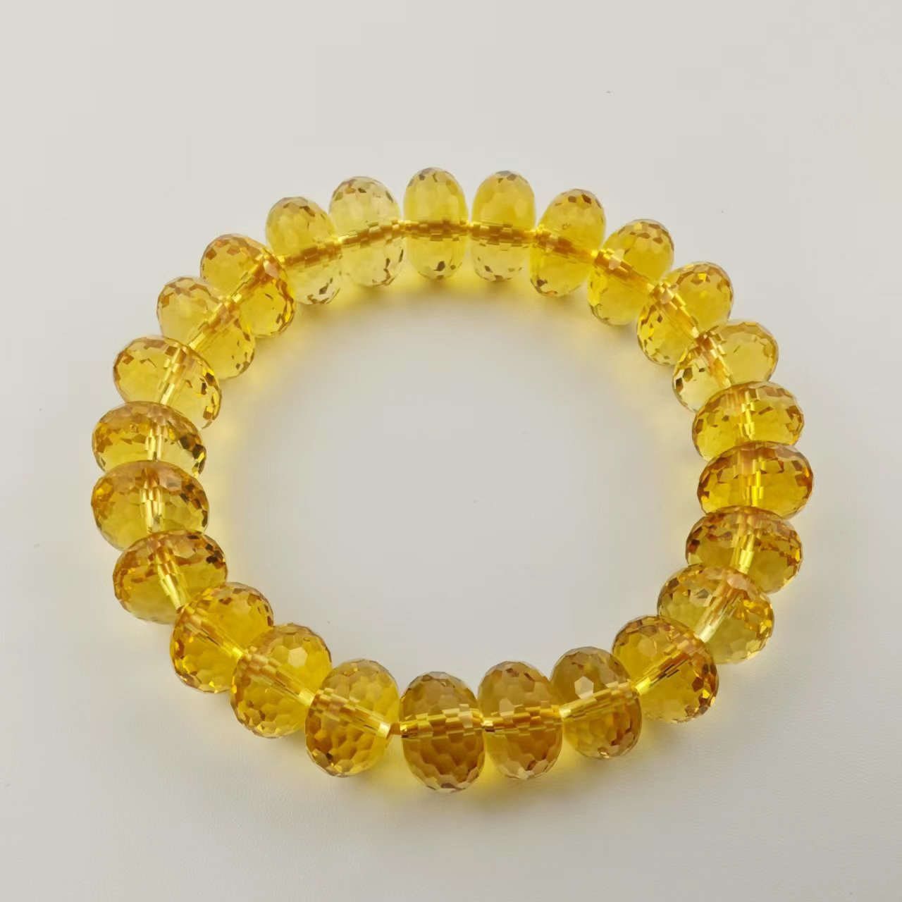 Citrine Crystal Bracelet – Natural Yellow Gemstone for Abundance, Confidence and Positive Energy
