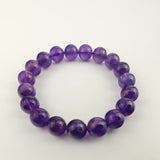 Amethyst Crystal Bracelet – Natural Purple Gemstone for Stress Relief, Intuition and Spiritual Growth

